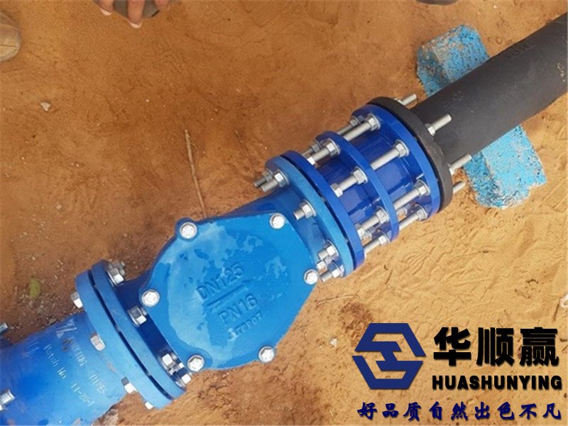 雙法蘭傳力接頭安裝現(xiàn)場